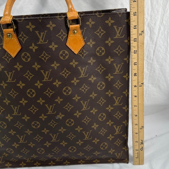 Vintage Louis Vuitton Sac Plat Tote Monogram Canvas Large Shopper Bag - Picture 12 of 17
